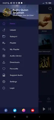 MP3 Al-Quran & Terjemahan android App screenshot 0